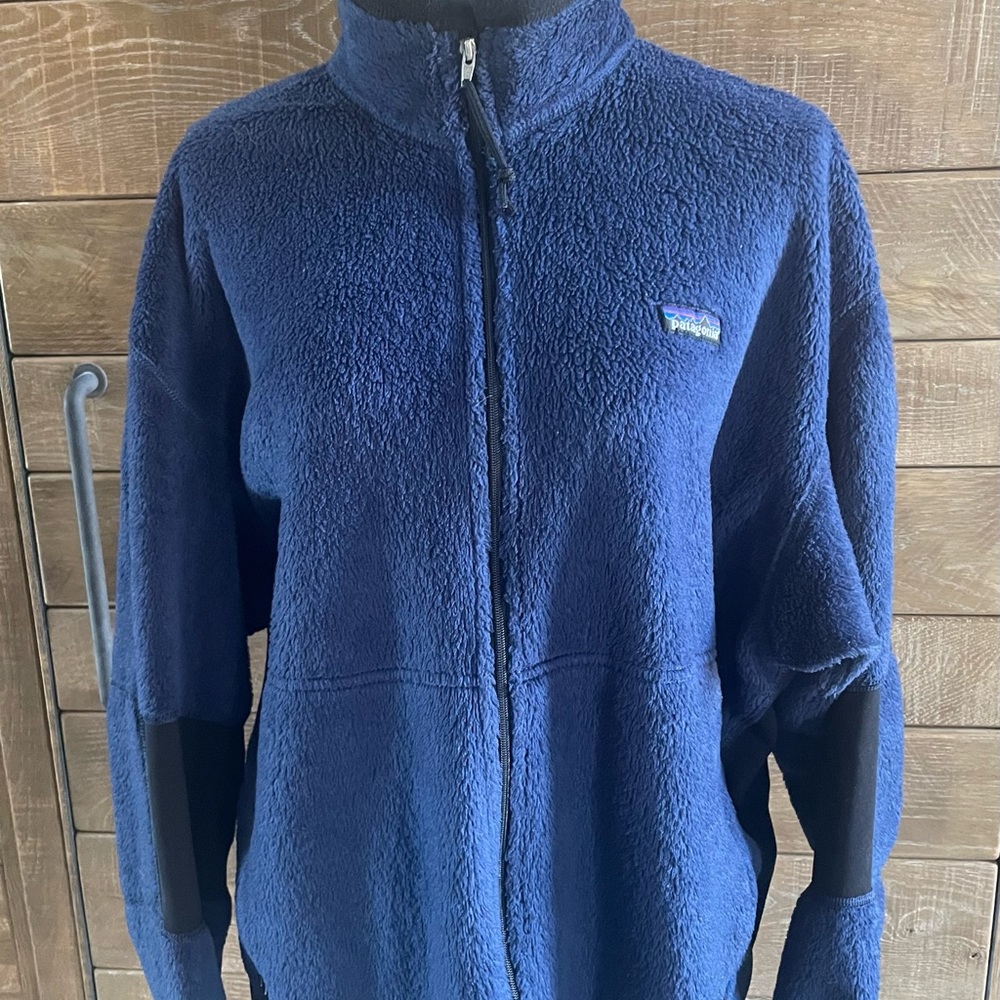 Patagonia Mens Regulator Full Zip Fleece Blue XL